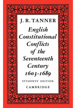 English Constitutional Conflicts of the Seventeenth Century