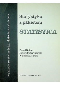 Statystyka z pakietem Statistica