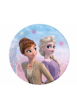 Talerzyki papierowe Frozen 2 20cm 8szt