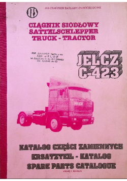 JELCZ C - 423 Katalog części zamiennych