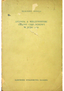 Legenda a rzeczywistość obrony Częstochowy w roku 1655