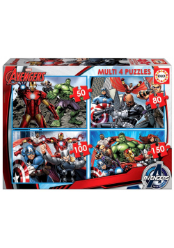 Puzzle 50+80+100+150 Avengers G3