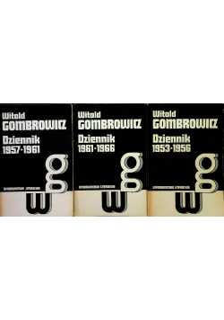 Gmbrowicz dzienniki tomy od 1 do 3