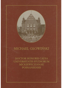Doctor honoris causa universitatiss studiorum Mickiewiczanae posnaniensis