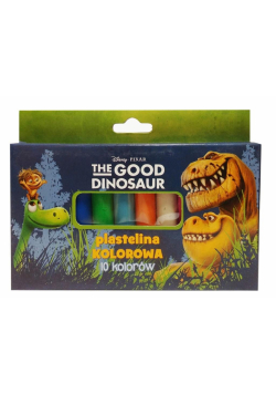 Plastelina 10 kolorów Dobry Dinozaur