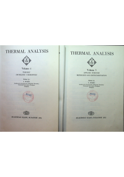 Thermal analysis Tom 1 i 3