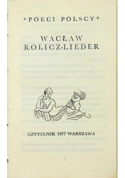 Poeci Polscy rolicz Miniatura