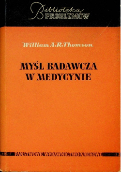 Myśl badawcza w medycynie