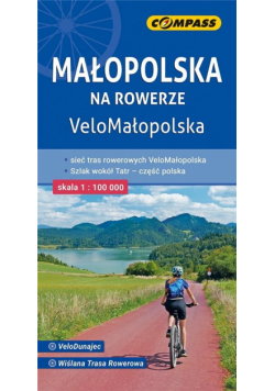 Mapa turystyczna - Małopolska na rowerze 1:100 000