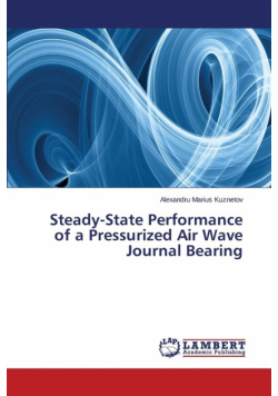 Steady-State Performance of a Pressurized Air Wave Journal Bearing