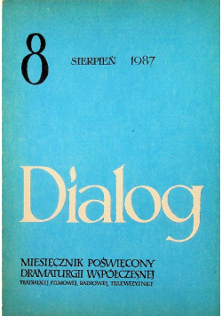 Dialog nr 8 sierpień 1987