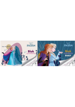 Blok rysunkowy A4/20K biały Frozen