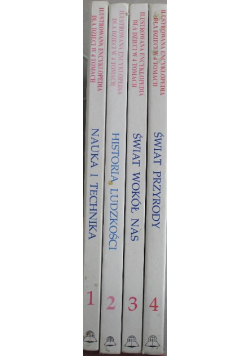 Ilustrowana encyklopedia dla dzieci 4 tomy