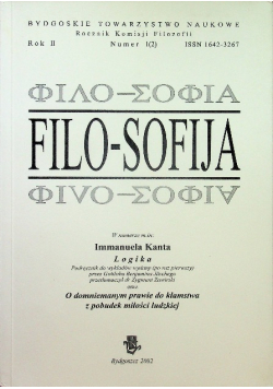 Filo-Sofija nr 1 rok II