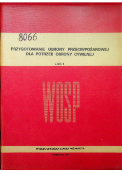 Przygotowanie obrony przeciwpożarowej dla potrzeb  obrony cywilnej cześć II