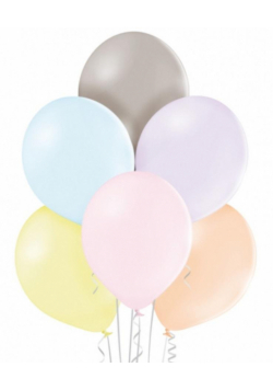 Balony B105 pastelowe makaroniki MIX 30cm 100szt