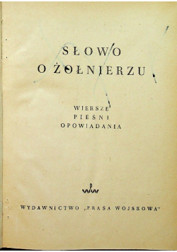 Słowo o żołnierzu 1950 r.