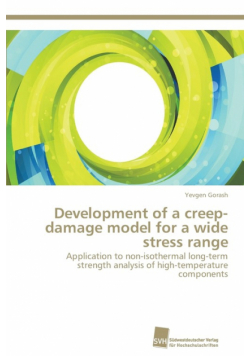 Development of a creep-damage model for a wide stress range