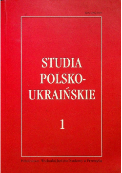 Studia polsko ukraińskie tom 1