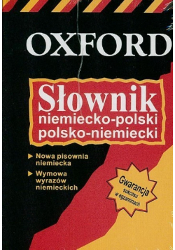 Słownik niemiecko - polski polsko - niemiecki