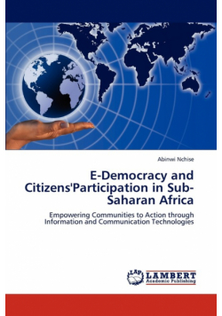 E-Democracy and Citizens'participation in Sub-Saharan Africa