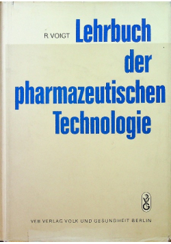Lehrbuch der pharmazeutischen Technologie