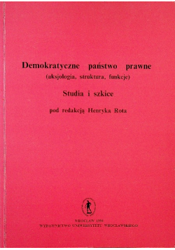 Demokratyczne państwo prawne