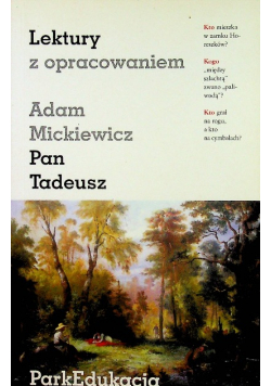Lektury z opracowaniem Pan Tadeusz