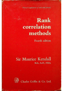Rank correlation methods