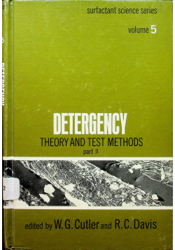 Detergency theory test methods