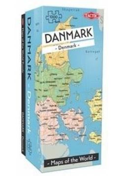 Puzzle 1000 Mapy świata: Dania