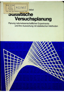 Statistische versuchsplanung