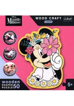 Puzzle 50 Wood Craft Junior W świecie Minnie