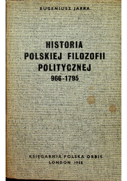 Historia polskiej filozofii politycznej