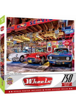 Puzzle 750 Wymarzony garaż