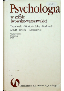 Psychologia w szkole lwowsko warszawskiej