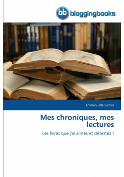 Mes chroniques, mes lectures