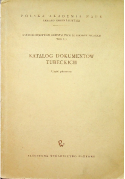 Katalog dokumentów tureckich
