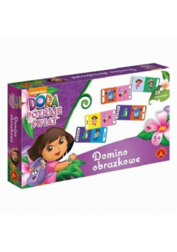 Domino obrazkowe - Dora poznaje świat ALEX