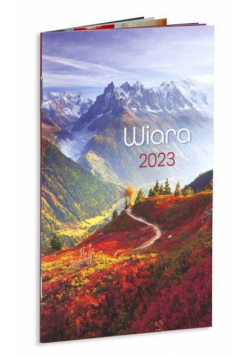 Kalendarz 2023 kieszonkowy Wiara - Góry