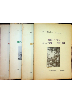 Biuletyn Historii Sztuki Nr 1 do 4 / 1961