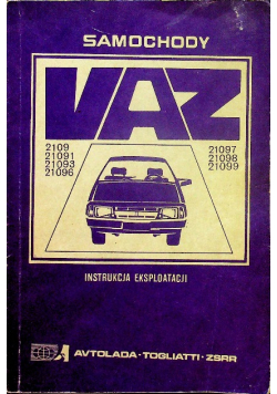 Samochody VAZ Instrukcja eksploatacji