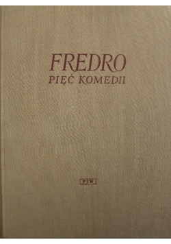 Fredro pięć komedii