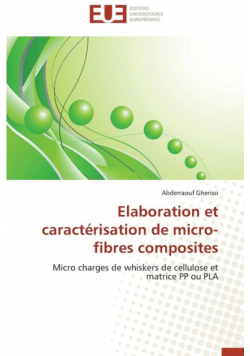 Elaboration et caractérisation de micro-fibres composites