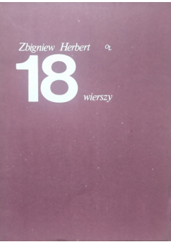 Herbert 18 wierszy II obieg