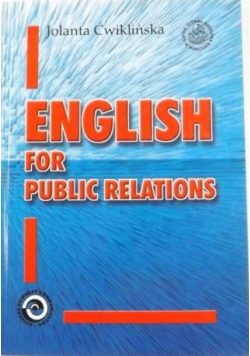 Ćwiklińska Jolanta - English for public relations