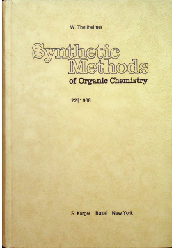 Synthetic Methods of Organic Chemistry vol 22