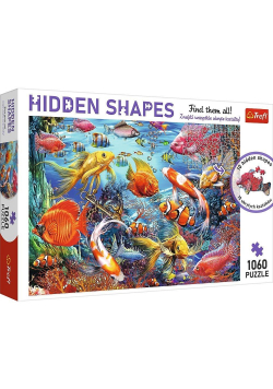 Puzzle 1060 Hidden Shapes Podwodne życie TREFL