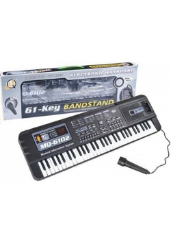 Keyboard z mikrofonem 61 klawiszy