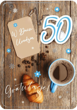 Karnet Urodziny 50 GM